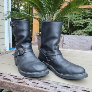 Lima Neoprene black motorcycle boots size 10